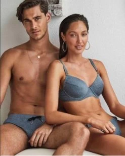 Aqua Blu- Dove Crawford U/W Bikini Top