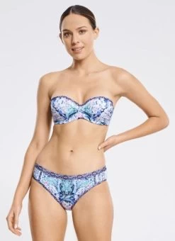 Aqua Blu-Babylon Bandeau Bikini Top