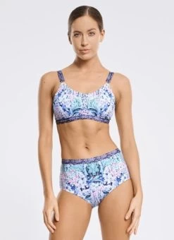 Aqua Blu-Babylon D/DD Underwire Bikini Top