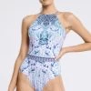 Aqua Blu-Babylon Sheba Hi Neck One Piece -Swimwear Promotion Store aqua blubabylon sheba hi neck one piece 12099 600