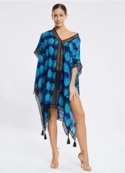 Aqua Blu-Euphoria Kaftan
