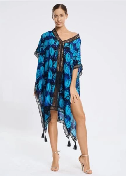 Aqua Blu-Euphoria Kaftan 3 Aqua Blu-Euphoria Kaftan
