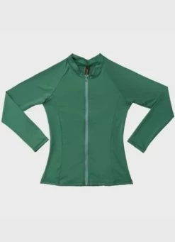 Aqua Blu-Girls Stepping Stones Long Sleeve Rash Vest