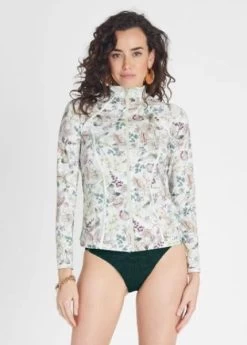 Aqua Blu-Lotus Hayley Long Sleeve Rash Guard