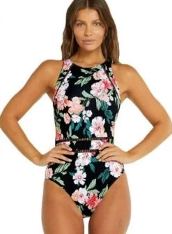 Baku- Mauritius High Neck One Piece