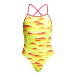 Funkita - Girls Custard Tart Eco Strapped In One Piece
