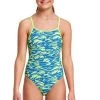 Funkita-Girls Blizzard Blitz Diamond Back 1 Piece -Swimwear Promotion Store funkitagirls blizzard blitz diamond back 1 piece 18550 600