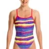Funkita-Girls Crystal Wave Single Strap One Piece Swimsuit -Swimwear Promotion Store funkitagirls crystal wave single strap one piece swimsuit 6009515 600