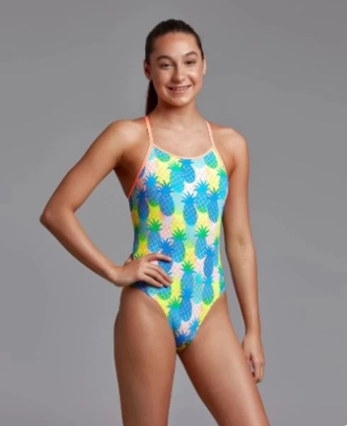 Funkita-Girls Juicy Fruit Diamond Back 1 Piece 3 Funkita-Girls Juicy Fruit Diamond Back 1 Piece