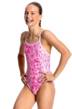 Funkita-Girls Novel Floral Single Strap One Piece