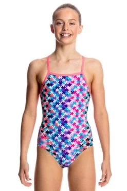 Funkita-Girls Party Pieces Cross Back One Piece