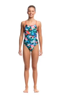 Funkita-Girls Split Scene Diamond Back 1 Piece