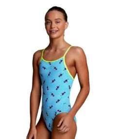 Funkita-Girls Tweety Tweet Diamond Back One Piece