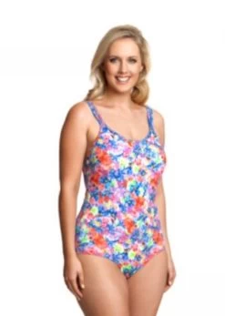 Funkita-Ladies Pretty Petal Size 10 Form Split Strap C-D Cup 1pce