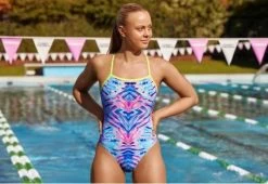 Funkita-Ladies Water Ripple Tie Me Tight One Piece