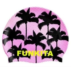 Funkita-Pop Palms Silicone Swimming Cap
