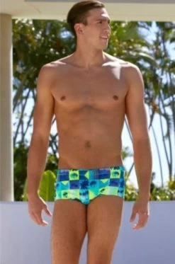Funky Trunks- Mens Pop Tropo Plain Front Trunks