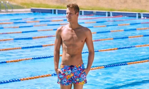 Funky Trunks-Mens Hawaiian Skies Shorty Shorts 3 Funky Trunks-Mens Hawaiian Skies Shorty Shorts