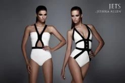 Jets-White Label Cutout Bandeau 1pce Swimsuit -Swimwear Promotion Store image 10361 600