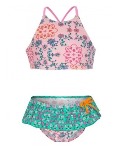 Platypus- Girls Secret Garden Hi Neck Bikini 4 Platypus- Girls Secret Garden Hi Neck Bikini - Image 2