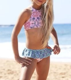 Platypus- Girls Secret Garden Hi Neck Bikini 12 Platypus- Girls Secret Garden Hi Neck Bikini -Swimwear Promotion Store image 11489 600