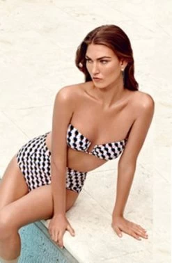 Milea-Cut And Clash U Wire Bandeau Top -Swimwear Promotion Store image 12691 600