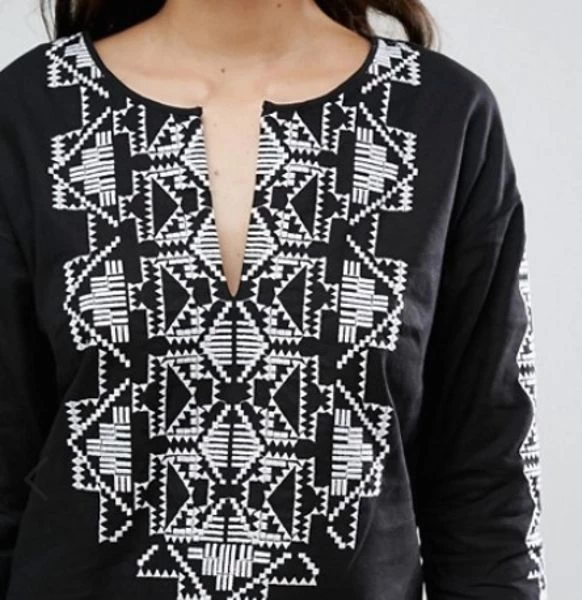 Seafolly-Rock Muse Embroidered Tunic 5 Seafolly-Rock Muse Embroidered Tunic - Image 3