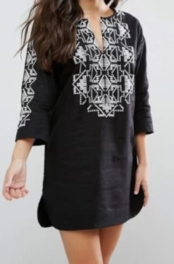 Seafolly-Rock Muse Embroidered Tunic 9 Seafolly-Rock Muse Embroidered Tunic -Swimwear Promotion Store image 13025 600