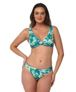 Monte & Lou-Hot Tropics Multi Fit Twist Crop -Swimwear Promotion Store image 13124 600