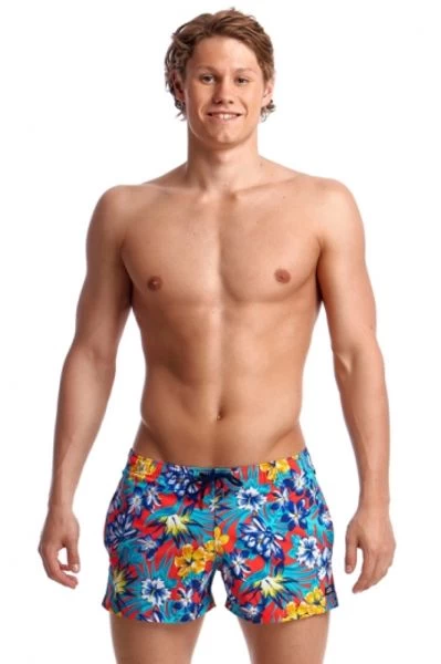 Funky Trunks-Mens Hawaiian Skies Shorty Shorts 4 Funky Trunks-Mens Hawaiian Skies Shorty Shorts - Image 2