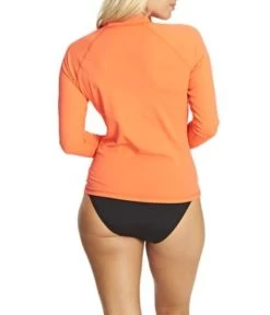 Zoggs-Womens Orange Sunshine Long Sleeve Sun Top 10 Zoggs-Womens Orange Sunshine Long Sleeve Sun Top -Swimwear Promotion Store image 14271 600