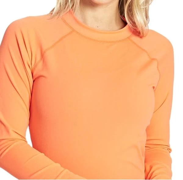 Zoggs-Womens Orange Sunshine Long Sleeve Sun Top 5 Zoggs-Womens Orange Sunshine Long Sleeve Sun Top - Image 3