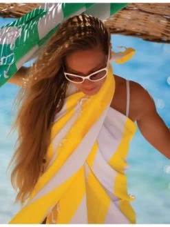 Hammamas- Bold White Turkish Towel 16 Hammamas- Bold White Turkish Towel -Swimwear Promotion Store image 14356 12238 600