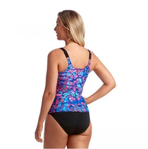 Funkita-Ladies Rusted Scoop Neck Tankini Top 6 Funkita-Ladies Rusted Scoop Neck Tankini Top - Image 4