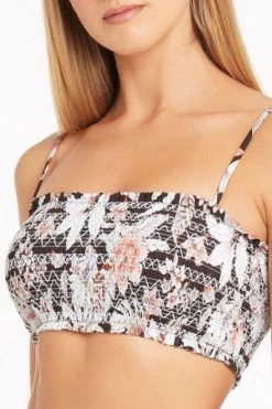 Sea Level-Tamarin Shirred Bandeau Top -Swimwear Promotion Store image 22943 15418 600