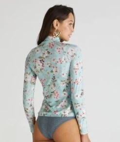 Aqua Blu- Primrose Hayley Rash Guard -Swimwear Promotion Store image 32159 17327 600