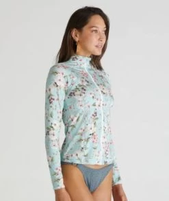 Aqua Blu- Primrose Hayley Rash Guard -Swimwear Promotion Store image 32161 17329 600