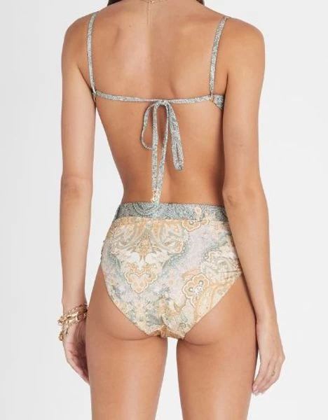 Aqua Blu-Floret Marilyn High Waist Pant 4 Aqua Blu-Floret Marilyn High Waist Pant - Image 2