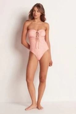 Monte & Lou-Playa Keyhole Bandeau One Piece -Swimwear Promotion Store image 34217 17728 600