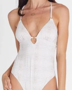 Aqua Blu-Serpentine Michelle One Piece -Swimwear Promotion Store image 34543 17784 600