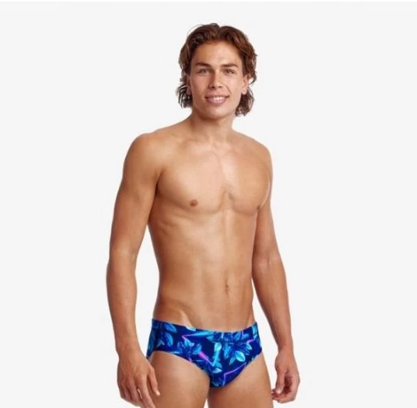 Funky Trunks-Mens Leaf Laser Classic Brief 4 Funky Trunks-Mens Leaf Laser Classic Brief - Image 2