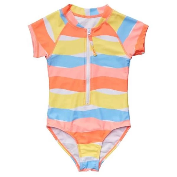 Snapper Rock- Girls Good Vibes SS Surfsuit 4 Snapper Rock- Girls Good Vibes SS Surfsuit - Image 2