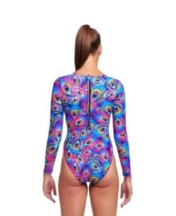 Funkita-Ladies Peacock Paradise Long SLeeve One Piece 10 Funkita-Ladies Peacock Paradise Long SLeeve One Piece -Swimwear Promotion Store image 38080 18638 600