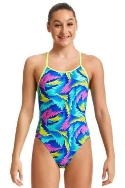 Funkita-Girls Air Lift Diamond Back One Piece -Swimwear Promotion Store image 38152 18661 600