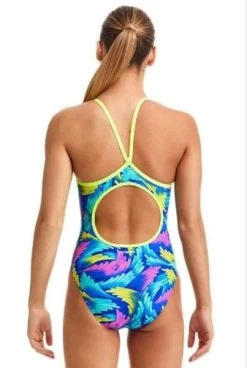 Funkita-Girls Air Lift Diamond Back One Piece -Swimwear Promotion Store image 38153 18662 600