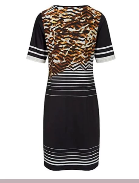 Sunflair-Easy Line Short Sleeve Dress 6 Sunflair-Easy Line Short Sleeve Dress - Image 4