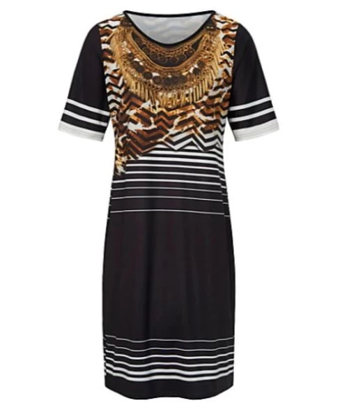 Sunflair-Easy Line Short Sleeve Dress 7 Sunflair-Easy Line Short Sleeve Dress - Image 5