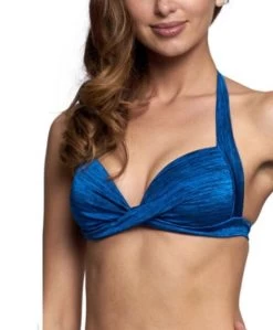 Jets-Melange 50s Moulded Wrap Halter Top & Asymmetrical Pant -Swimwear Promotion Store image 6016796 600