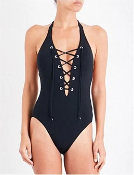 Seafolly-Active Lace Up Halter One Piece 6 Seafolly-Active Lace Up Halter One Piece - Image 4