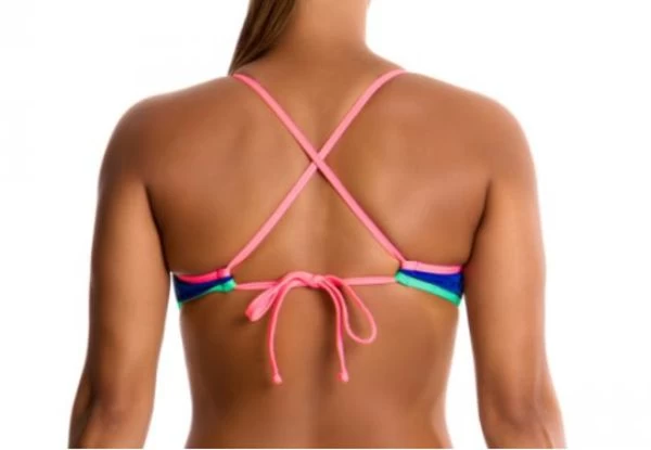 Funkita- Ladies Summer Fever Tie Down Bikini Sports Top 5 Funkita- Ladies Summer Fever Tie Down Bikini Sports Top - Image 3